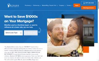 Bydand Home Loans website