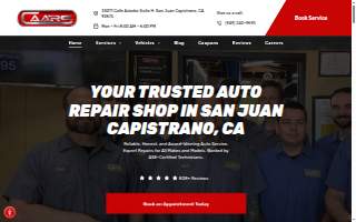 CAARS Automotive website