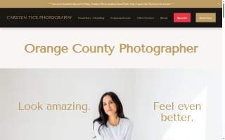 Carsten Tice Photography website
