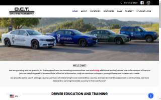 OCT Driving Academy of Dana Point website