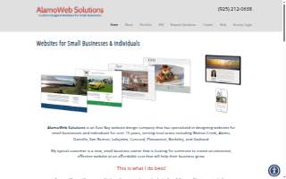 AlamoWeb Solutions of Danville website