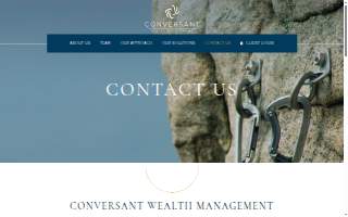 Conversant Wealth Management website
