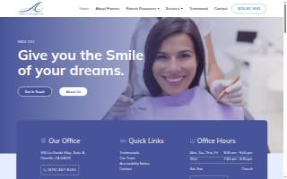 Danville Orthodontics website