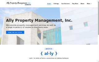 Ally Property Management, inc. website