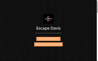 Escape Davis website