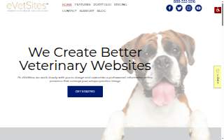 eVetSites website