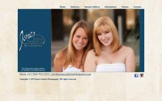 Jones Custom Photography website