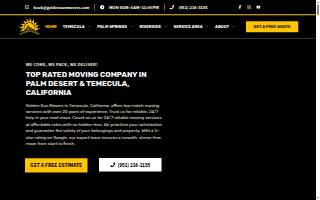 Golden Sun Movers Palm Springs of Desert Hot Springs website
