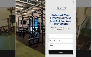 Haven Training Center website