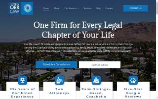 Jeffrey Orr Law, PC website
