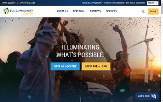 Sun Community Federal Credit Union of Desert Hot Springs website