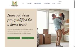 Vanmar Lending of Desert Hot Springs website