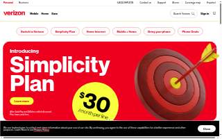 Verizon Wireless Store website