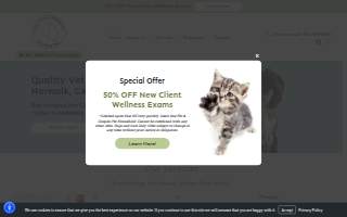 Ashton Animal Hospital website