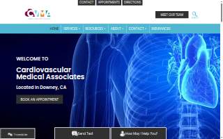 Cardiovascular Medical Associates website