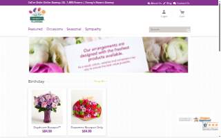 Conroy's Flowers Downey website