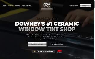 Downey Tinting website