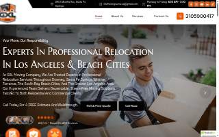 GXL Moving Company-Beach Cities of Lomita website
