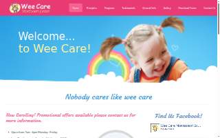 Wee Care Montessori Duarte website
