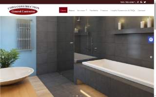 Coda Construction website