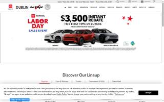 Dublin Toyota website