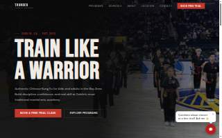 Thunder Kung Fu Academy website