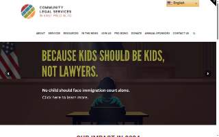 Community Legal Services in East Palo Alto website