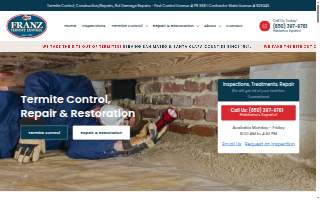 Franz Termite Control website