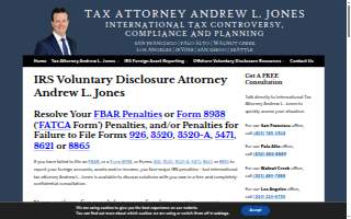 International Tax Attorney Andrew L. Jones website