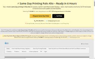 UP2U Print Inc. of East Palo Alto website