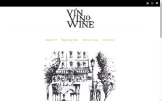 Vin Vino Wine website