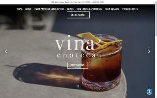 Vina Enoteca website