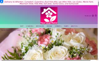 Your Local Florist Palo Alto website