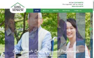 GNG Home Care Solutions Inc website