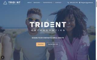 Trident Orthodontics Eastvale website