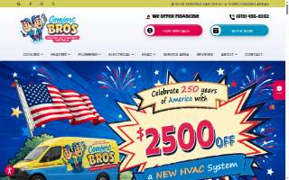 Comfort Bros Heating Air Plumbing & Electrical website