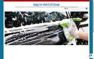 Happy Car Wash website