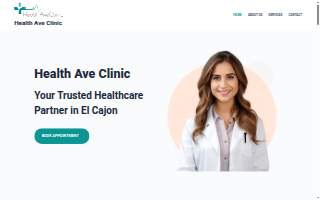 Health Ave Clinic website