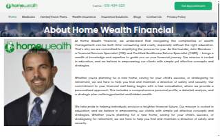Home Wealth Financial website