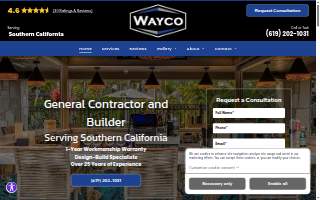 Wayco Construction, Inc website