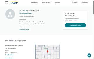 Athar M. Ansari, MD - California Heart and Vascular website