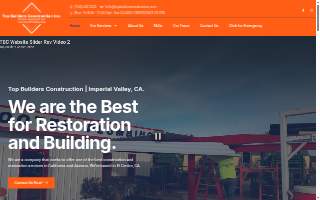 Top Builders Construction Inc. website