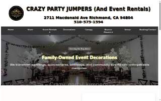 Crazy Party Jumpers website