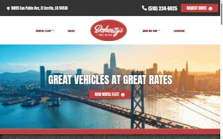 Doherty's Truck & Auto Rental website