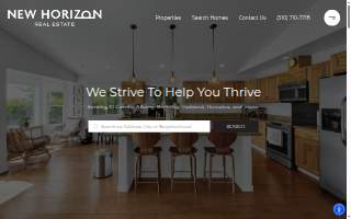 New Horizon Real Estate website
