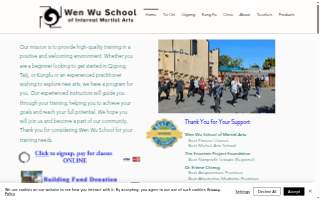 Wen Wu School-Internal Martial website