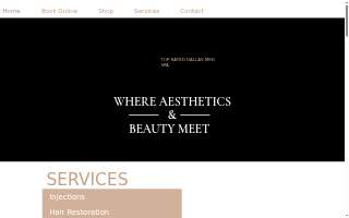 Aesthetics Medical Spa of El Dorado Hills website