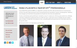Larsen Wealth Management website