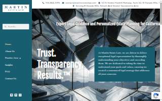 Martin Estate Law website