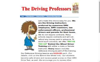 The Driving Professors of El Dorado Hills website